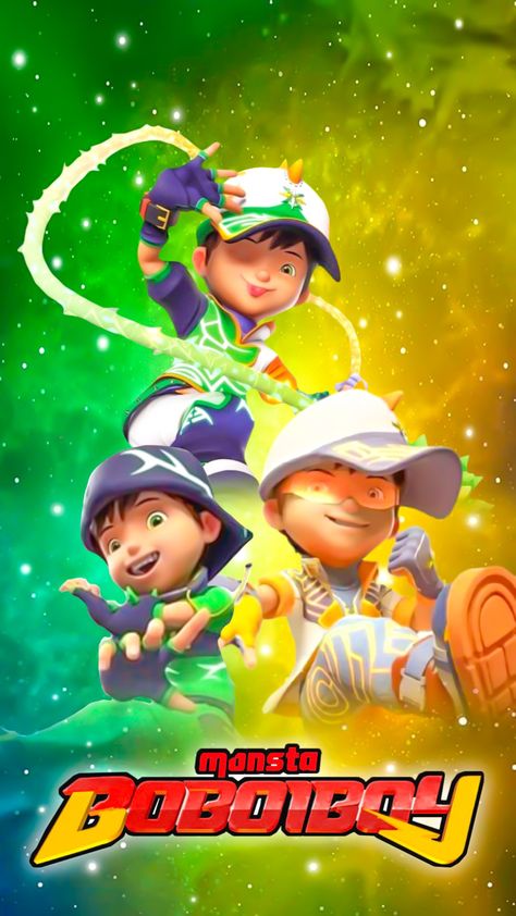 The Free of Wallpaper BoBoiBoy Sori (Thorn and Solar) Follow di @boboiboyart.ig Galaxy Comics, Frozen Wallpaper, Galaxy Movie, Galaxy Poster, Boboiboy Anime, Anime Galaxy, Boboiboy Galaxy, Friends Wallpaper, Cartoon World