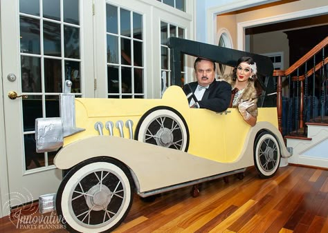 Roaring 20s Classroom Theme, Flappers Birthday Party, 1920 Cars Roaring 20s, Roaring 20s Centerpieces Diy, Gatsby Speakeasy Party, Roaring 20s Gala Decor, 1920s Decorations Roaring 20s, 1920 Party Decor, Proabition Party