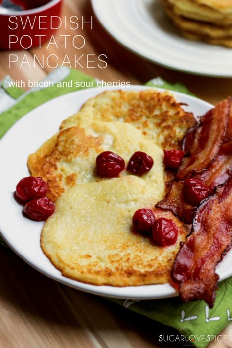 Swedish Potato Pancakes South African Bobotie, Swedish Breakfast, Instant Pot Eggs, Egg Tacos, Pancakes Simple, High Carb Fruits, Weekend Brunch Recipes, Swedish Pancakes, Recipes With Eggs