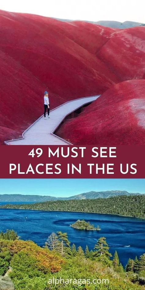 Planning to visit the best places in the US! Check the best places to visit in United States, featuring the most unique, beautiful destinations in the USA to add to your bucket list! Created by travel experts, these destinations range from iconic American landmarks to secret, hidden gems.Find things to do in USA ,best attractions in USA ,when is the best time to visit USA , how to travel to USA , where to stay in United States #usaroadtrips #florida #USAwithkids#travel #UnitedStates American Landmarks, Places In Usa, Retirement Travel, Road Trip Places, Vacation Locations, Visit Usa, Us Travel Destinations, National Parks Trip, Travel Locations