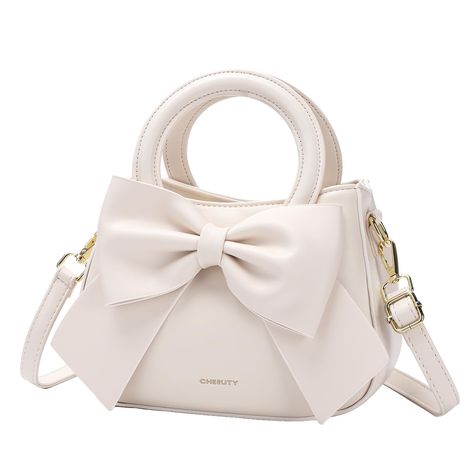 Cute Cheap Purses, Elegant Bags For Women, Cute Small Purses, Diana Style, Cute Hand Bags, Girl Hood, Bags Elegant, Formal Bag, Bow Purse