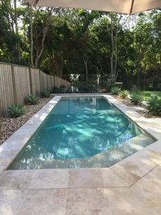 Swimming Pool Next To House, Pavers Around Swim Spa, Pergola Next To Pool, Poolside Decorating Ideas, Pool Designs For Small Yards, Small Inground Pool Ideas, Small Indoor Pool, Kleiner Pool Design, Indoor Pool Design