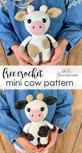 Pink Cow Crochet Pattern, Kawaii Cuddler Crochet Pattern Free, Free Kitty Crochet Pattern, Easy Crochet Stuffy, Free Plush Amigurumi Patterns, Pop Culture Crochet Patterns, Premier Parfait Yarn Crochet Patterns, Free Arigumi Animal Patterns, Free Animal Crochet Patterns Easy