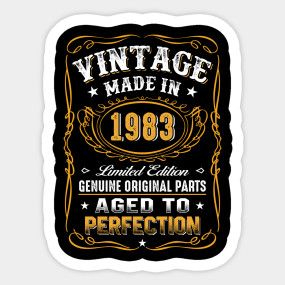 40th Birthday Vintage Made in 1983 Aged To Perfection - Made In 1983 - T-Shirt | TeePublic Whiskey Theme Party, 40th Birthday Gift For Men, 50th Birthday Party Ideas For Men, 40th Birthday Men, 40 Birthday, Custom Birthday Cakes, Birthday Vintage, Gatsby Party, Aged To Perfection