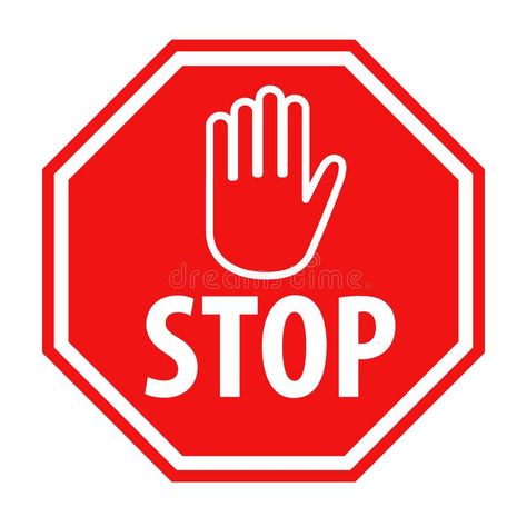 Red stop sign with hand symbol icon vector illustration. Simple red stop roadsig , #AD, #hand, #symbol, #sign, #Red, #stop #ad Panneau Stop, Preschool Labels, Signage Signs, Hand Symbols, Alphabet Templates, Red Sign, Hand Crafts For Kids, Stop Sign, Kids Signs