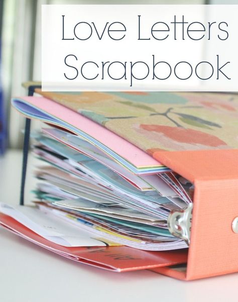 Keep tickets, trinkets and love notes all in one scrap book #scrapbook Relationship Scrapbook Ideas, Relationship Scrapbook, Boyfriend Scrapbook, Couple Scrapbook, Anniversary Diy, Scrapbook Letters, Anniversary Scrapbook, Book Scrapbook, Long Distance Boyfriend