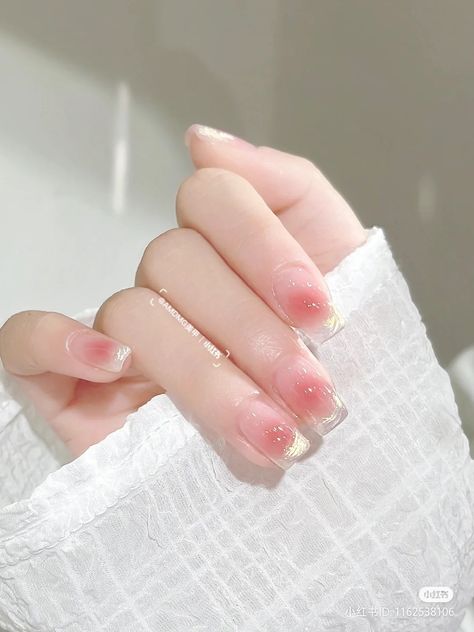 Xiao Hong Shu Nail, Xiao Hong Shu Nails, Korea Nails Design, Xiaohongshu Nails, Nails Tumblr, September Nails, Asian Nails, Korean Nails, Basic Nails