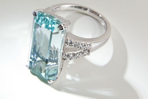 Say 'I do' with the beautiful aqua marine emerald cut 18ct white gold ring $3,299.00 from Bellrose Jewellers at Brookside Mumm Champagne, Preparing For Marriage, Elegant Lingerie, Ice Ice Baby, Aqua Marine, Fine Jewels, White Gold Ring, Ice Blue, White Gold Rings