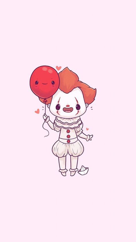 Cute Pennywise, Horror Villians, Cute Halloween Drawings, Clown Core, Pennywise The Dancing Clown, Religious Crafts, Fun Wallpaper, Slasher Movies, Horror Movie Characters