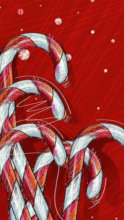 Peppermint Christmas🍭 Images Victoriennes, Xmas Wallpaper, Christmas Phone Wallpaper, Cute Christmas Wallpaper, Holiday Wallpaper, Winter Wallpaper, Smartphone Wallpaper, Christmas Drawing, Christmas Paintings