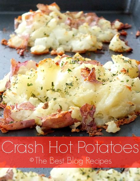 Crash Hot Potatoes, Cooking Potatoes, Food Potatoes, Potatoe Recipes, Recipes Potatoes, One Potato, Top Chicken Recipes, Potatoes Recipes, Food Sides