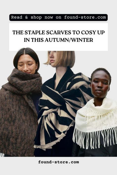 A cosy scarf is an absolute winter wardrobe staple. From autumn to winter and back out again, a stylish winter scarf will keep you toasty and help transition your outfits. Whether you're after a classic cashmere scarf to go with everything, or a playful animal print to spice up your look, we have got you covered. These are the best winter scarves on offer for 2022, so click the link to see where to shop them! Aw 23, Zara Scarf, Edge Scarf, Mohair Scarf, Scarf Trends, Color Block Scarf, Winter Scarves, Animal Print Scarf, Stylish Scarves