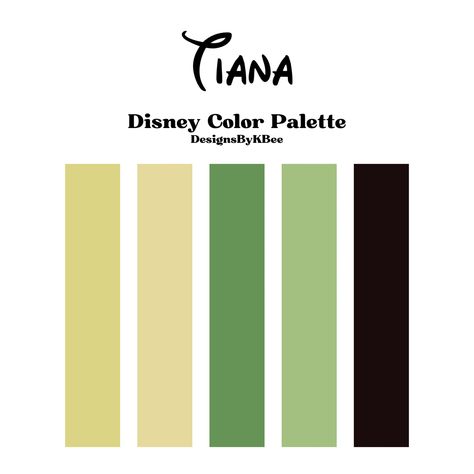 Disney Color Palette, Tiana Disney, Disney Princess Colors, Stunning Hairstyles, Disney Colors, Princess Coloring, Your Style, Bar Chart, Color Palette