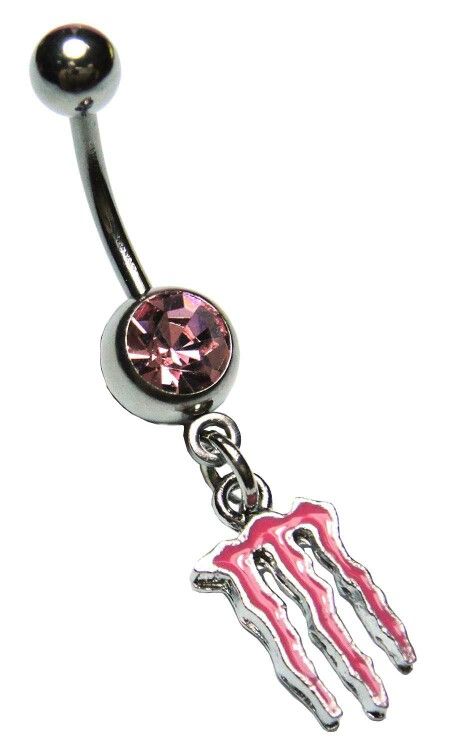 Pink monster belly button ring Belly Button Tattoos, Cute Belly Rings, Pink Monster, Bellybutton Piercings, Belly Button Piercing Jewelry, Belly Piercing Jewelry, Belly Piercing Ring, Belly Button Jewelry, Cool Piercings