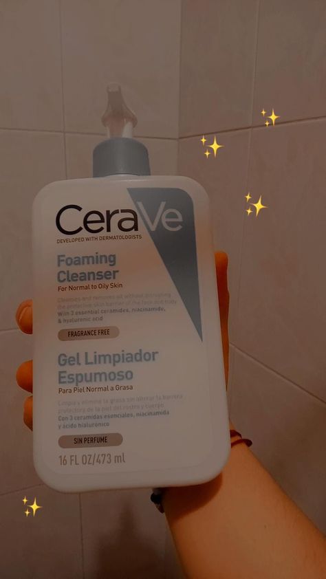 Cera Ve Oily Skin, Cera Ve Aesthetic Skincare, Cera Ve Foaming Cleanser, Cera Ve Products, Cera Ve Aesthetic, Cera Ve, Dream Skincare, Essence Makeup, Friends Style