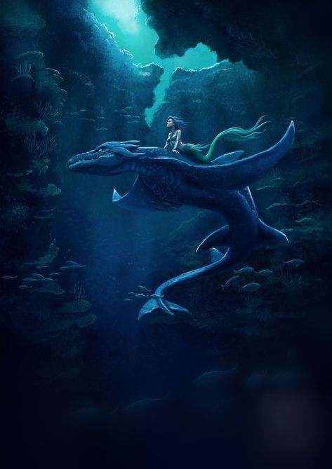 Mermaid Water, Sea Dragons, Art Vampire, Mermaid Illustration, Fantasy Mermaids, Fantasy Mermaid, Mermaid Drawings, Samurai Tattoo, Mermaids And Mermen