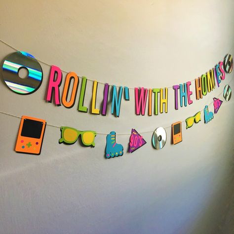 90s Decorations, 90s Theme Party Decorations, 90s Party Ideas, 90s Party Decorations, 90s Birthday, 90s Theme Party, 90's Birthday Party, Dirty Thirty, 30th Bday