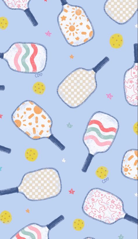 Cute Backgrounds For Iphone, Ball Aesthetic, Conversational Prints, Future Wallpaper, Pickle Ball, Racquets, Instagram Ideas Post, Preppy Wallpaper, Phone Wallpaper Patterns