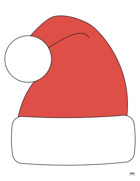 Choose from a variety of santa hat templates and coloring pages for tons of Christmas fun! All 25 pages can be printed from home. 100% FREE. Santa Hat Printable, Santa Hat Template Free Printable, Santa Templates Free Printable, Hat Template Free Printable, Santa Hat Template, Hat Printable, Template Free Printable, Santa Template, Hat Template