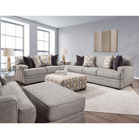 Crowes Dove Loveseat Stationary Collection, Chair And A Half, Transitional House, Accent Throw Pillows, Line Pattern, Nebraska Furniture Mart, Black Solid, Room Set, White Material