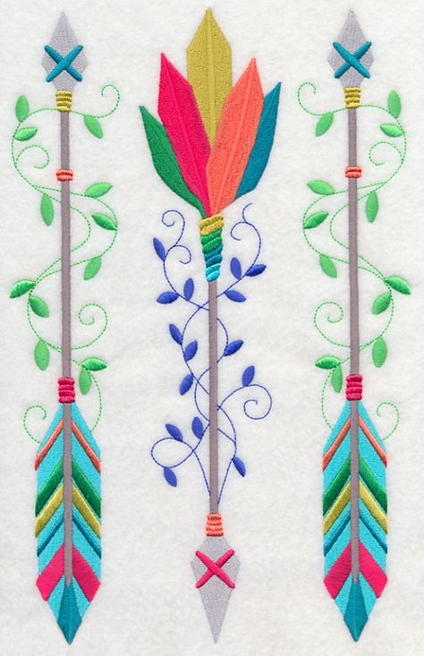 Arrow Feather, Towel Bathroom, Waffle Weave Towels, Fox Embroidery, H Design, Machine Embroidery Projects, Embroidery Monogram, Towel Kitchen, Embroidered Towels