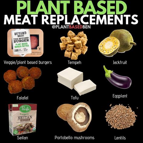 Vegetarian Meat Replacements, Plant Based Meat, Veggie Dinners, Veggie Diet, Seafood Meals, Daniel Plan, Vegetarian Ideas, Meat Replacement, Culinary Cooking