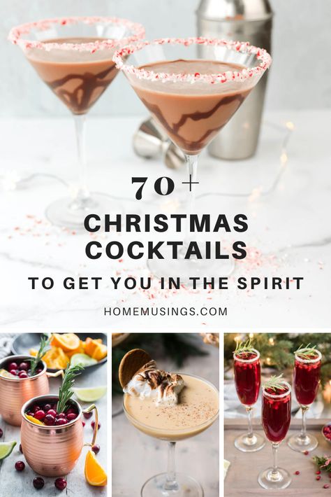 Cocktails Ideas, Christmas Drinks Alcohol Recipes, Xmas Drinks, Christmas Drinks Recipes, Christmas Drinks Alcohol, Christmas Cocktail Party, Cocktails To Try, Christmas Cocktail, Themed Drinks