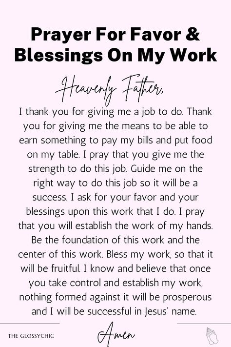 Prayers For Blessings And Favor, Work Prayer Encouragement, Prayers For Favor At Work, Prayers Before Work, Prayers For 2024, Prayer For Blessings And Opportunities, Prayer For Success In Life, Prayers For Business Success, Prayers For Workplace