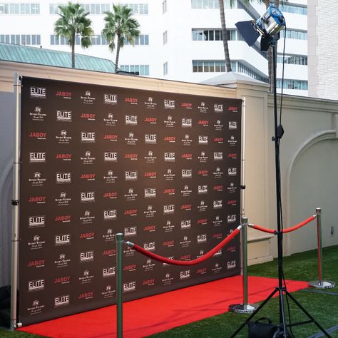 Backdrop For Events, Fashion Events Ideas, Diy Red Carpet Rope Stand, Red Carpet Backdrop Design, Red Carpet Event Backdrop, Brand Backdrop, Corporate Event Backdrop, Red Carpet Photo Backdrop, Red Carpet Design