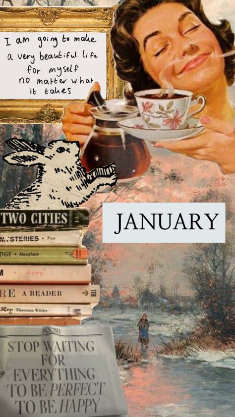 #myfirstshuffle #january #aesthetic January Collage, Sapphic Cottagecore, Monthly Backgrounds, January Vibes, January Aesthetic, January Mood, Imagenes Aesthetic, Aesthetic Shuffles, Month January