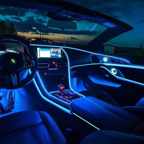 Ambient lighting car | Ambient lighting interior design #ambientlight #led #ambiencelight #ambientlighting #oscuramentovetri #mercedesbenze #canon #ambient #lighting #monitor #amg #mercedes #variasi #hificar #oscuramentovetriauto #cardvd #audioelite #navigatori #naturallight #cartablet #topquality #portrait #oscuramentovetriroma #scenic #renaultscenic #grandscenic #illuminazioneambiente #topclass #antifurti #streetphotography #ledinterior #carmonitor #antifurtiauto #sicurezzaauto #ambientled # Led Aesthetic, Tv Cars, Safety Lights, Wire Lights, Light Strip, Car Colors, Car Interior Decor, New Trucks, Car Led