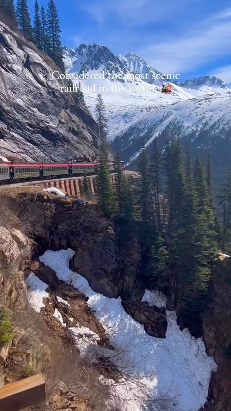 White Pass And Yukon Railway, Alaska Train Ride, Alaska Train, Kenai River Alaska, Yukon River, Alaska Elopement, Skagway Alaska Train, Alaska Highway, Amazing Scenery