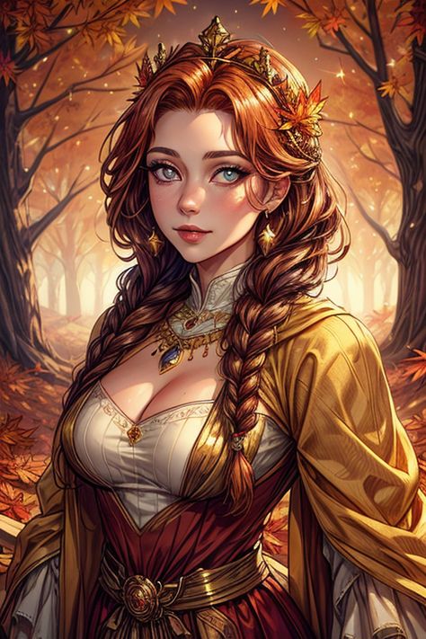 Autumn Fae, Autumn Court, Dnd Classes, Dnd Stuff, Character Ideas, Autumn Aesthetic, Writing Inspiration, Fantasy Character Design, Pretty Things