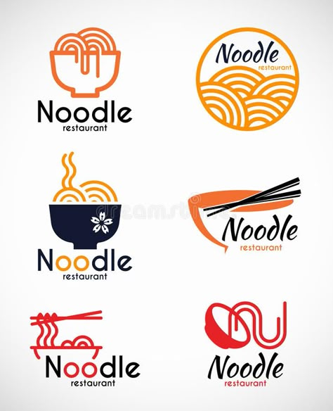 Noodle restaurant and food logo vector design , #AFF, #food, #restaurant, #Noodle, #design, #vector #ad Noodle Restaurant, Inspiration Logo Design, Food Logo Design, Restaurant Logo, Cup Noodles, Food Logo, Cafe Logo, Restaurant Logo Design, Restaurant Branding