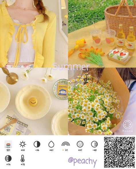 Summer Foodie Filter, Vsco Hacks, Pastel Filter, Code Foodie, Filter Foodie, Foodie Code, Foodie Filter, Selfie Tips, Vintage Photo Editing