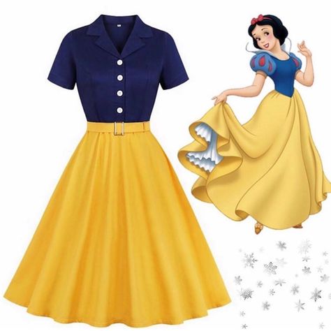 Disney Princess Inspired Outfits, Snow White Outfits, Disney Bound Outfits Casual, Princess Inspired Outfits, Disney Outfits Women, Snow White Dresses, Disney Princess Outfits, Snow White Costume, Disney Bound Outfits