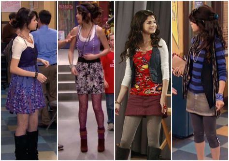 Alex Russo Fashion Alex Russo Costume, Alex Russo Outfits, 2007 Fashion, Selena Gomez Outfits, Tema Disney, Alex Russo, Selena Gomez Photos, Waverly Place, 2000 Fashion