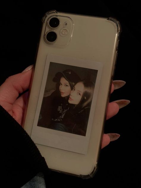 Aesthetic Photo Phone Case, Poloride Photo, Polaroid Phone Case, Polaroid Cases, Clear Phone Case Design, Photo Phone Case, College Motivation, Girly Iphone Case, Iphone Obsession