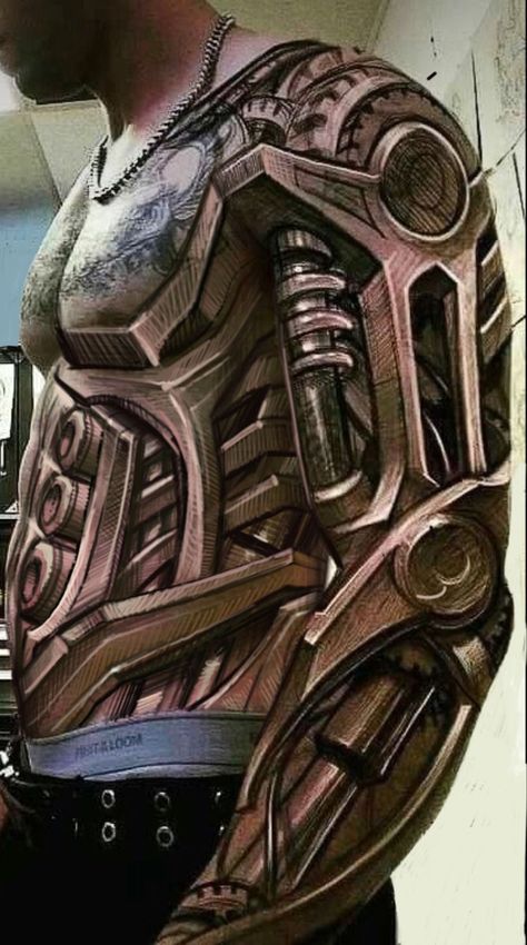 Biomechanical Leg Tattoo, 4d Tattoos, Biomechanical Tattoo Design Drawings, Bio Mechanical Tattoo Design, Robot Tattoo Design, Gear Tattoo Design, Bionic Tattoo, Robot Tattoos, Tattoo Biomechanical