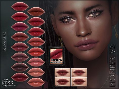 Elegant lipstick, Pioneer V2. This version is slightly overdrawn and comes with full coverage. #ts4 #ts4cc #thesims4 #thesims4cc #s4cc #sims4 #sims4cc #tsr #thesimsresource #remussirion Sims 4 Red Lipstick Cc, Sims 4 Cc Lipstick Gloss, Ts4 Cc Lipstick, Ts4 Lipstick, Elegant Lipstick, Sims4 Makeup, Ts4 Makeup, Sims Makeup, Cc Makeup