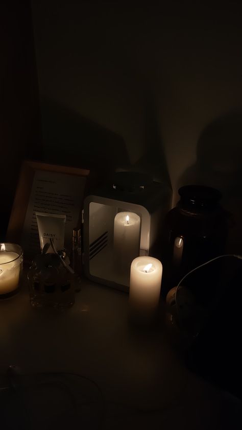 Night Person Aesthetic, Person Aesthetic, Night Person, Candle Obsession, Dark Coquette, Dark Bedroom, Candle Aesthetic, Quiet Life, Candle Magic