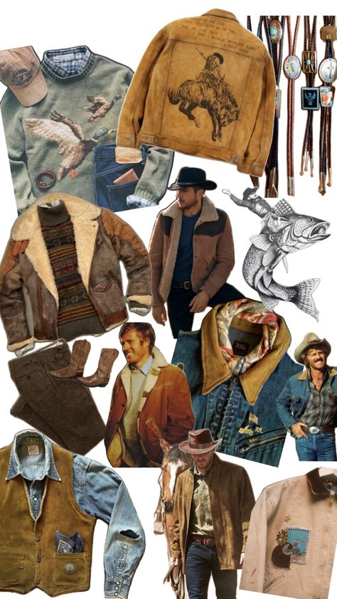 Cowboy meets Ralph Lauren Western Outfit, Western Outfits, Autumn Winter Fashion, Winter Fashion, Cowboy, Fall Winter, Ralph Lauren, Mens Outfits, Outfit Inspo