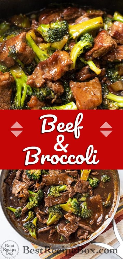 Easy Beef and Broccoli Stir Fry Recipe in 30 min | Best Recipe Box Broccoli Beef Recipe, Chinese Beef And Broccoli, Beef Broccoli Stir Fry, Beef Stew Meat Recipes, Recipe Broccoli, Easy Beef And Broccoli, Chinese Beef, Beef Recipe Instant Pot, Beef Stir Fry Recipes