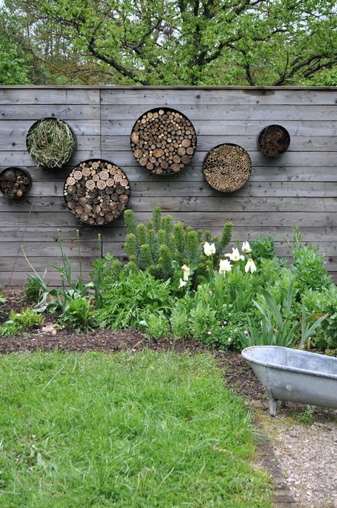 Insect Eyes, Bee Houses, Recycled Garden, Wildlife Gardening, School Garden, Have Inspiration, Natural Art, Perfect Garden, Garden Cottage