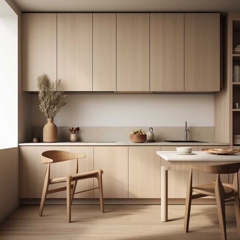 3+ Small Kitchen Ideas with Modern Flair • 333+ Images • [ArtFacade] Tiny Kitchen Minimalist, Japandi Small Kitchen Ideas, Small Kitchen Japandi, Small Nordic Kitchen, Small Single Wall Kitchen, Small Japandi Kitchen, Single Wall Kitchen Ideas, Scandinavian Small Kitchen, Japandi Interiors Kitchen