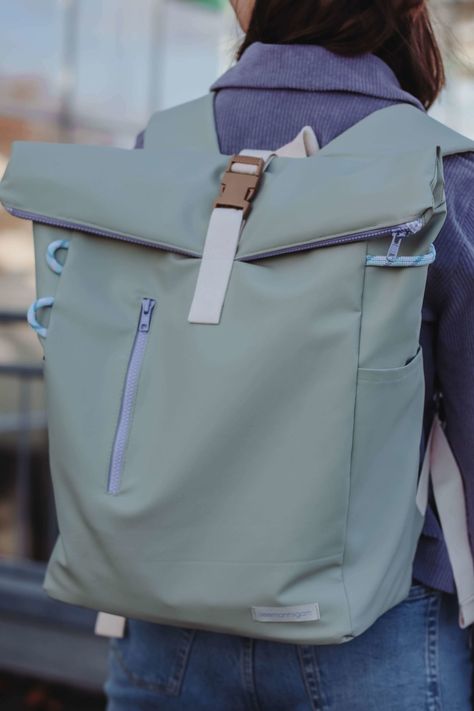 Schnittmuster Rolltop Rucksack Pollux • Seemannsgarn - handmade Diy Backpack, Backpacks