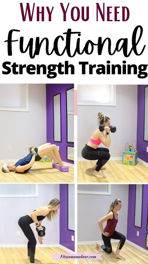 Functional Strength Training, Functional Training Workouts, Strenght Training, Bodyweight Strength Training, Home Strength Training, Strength Training Guide, Resistance Band Training, Strength Training For Beginners, Functional Workouts