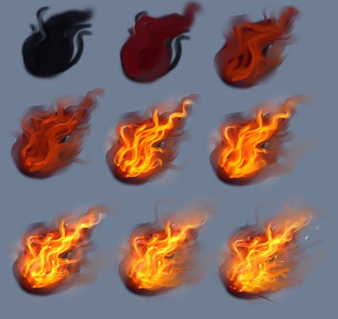 http://conceptcookie.deviantart.com/art/Fire-tutorial-397154009 Fire Flames, Fire Painting, Paint Tool Sai, Airbrush Art, Digital Painting Tutorials, 2d Art, Realistic Drawings, Digital Art Tutorial, Painting Tips