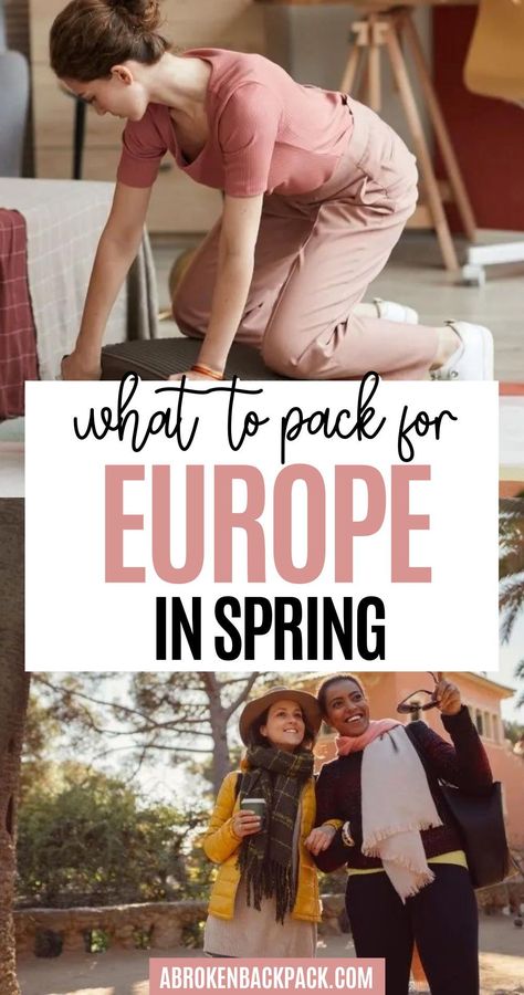 Wondering what to wear in Europe? Our guide will help you decide what to wear in Europe during spring. We’ll provide outfit ideas for European spring and a Europe spring packing list! To learn more, click the pin and start packing for Europe. Europe Hiking Outfit, 2 Week Packing List Europe Spring, How To Dress In Europe Summer, Spring Europe Outfits European Vacation, European Outfit Ideas, What To Pack For Europe In Spring, Spring Outfits For Europe, Spring In Amsterdam Outfits, Europe Spring Travel Outfits 2024