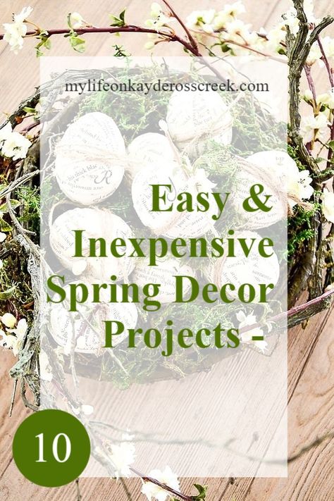 Easy DIY Spring decor project you can make in no time. Spring decorating ideas. Spring craft projects Ideas For Spring Craft Shows, Diy Spring Home Decor Ideas, 2024 Spring Decor Trends, Simple Spring Centerpiece Ideas, Natural Spring Decor, Spring Home Decor 2024, Spring Display Ideas, Spring Craft Show Ideas, Spring Office Decorations